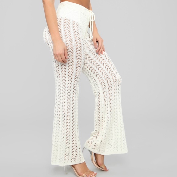 Crochet Pants - Cream - Picture 8 of 12